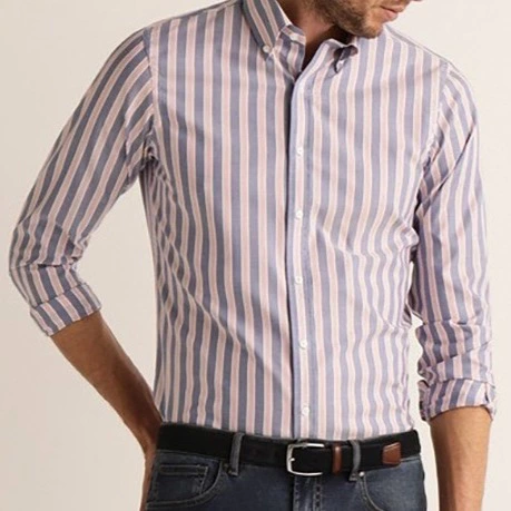 Rushmore Camisa de hombre slim morado