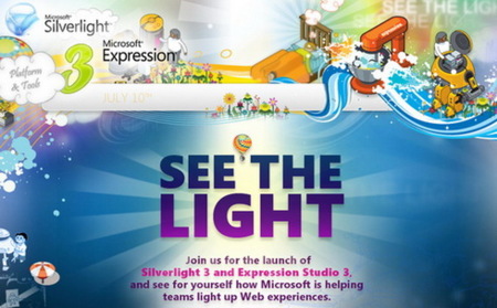 Silverlight 3 y Expression Studio 3 verán la luz en julio