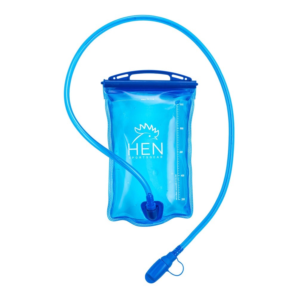 Bolsa de agua con tubo, sistema de hidratación, 1 litro