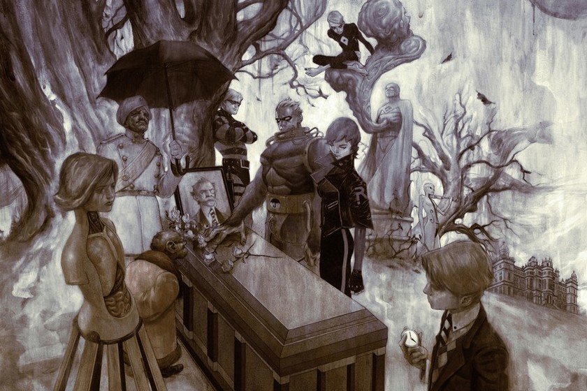 Violín Blanco Umbrella Academy