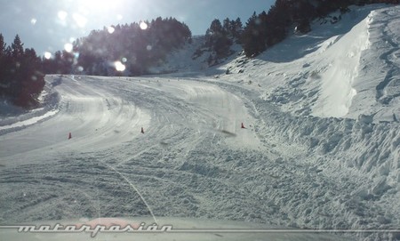 Audi winter driving experience Soldeu rampa