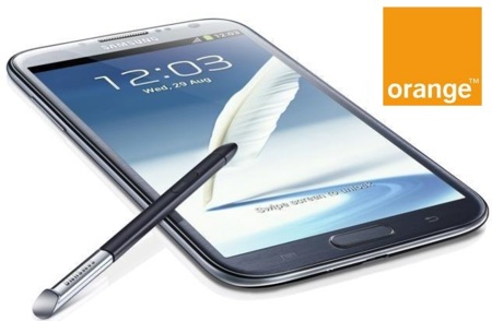 Precios Samsung Galaxy Note II con Orange