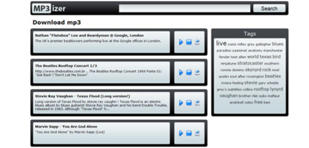 mp3izer, descarga el audio de los vídeos de YouTube