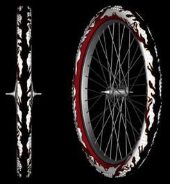 Cubierta reflectante para ciclistas nocturnos