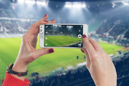 Fútbol en un smartphone