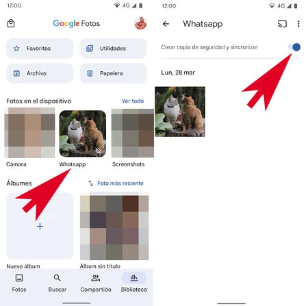 Whatsapp Guardar Google Fotos