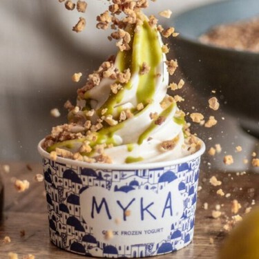 El helado de yogur griego que está arrasando en la CDMX: así es la famosa heladería Myka