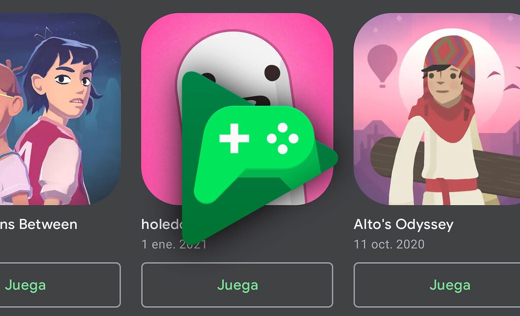 Google Play Juegos prueba una carpeta en el escritorio para lanzar las apps rápidamente