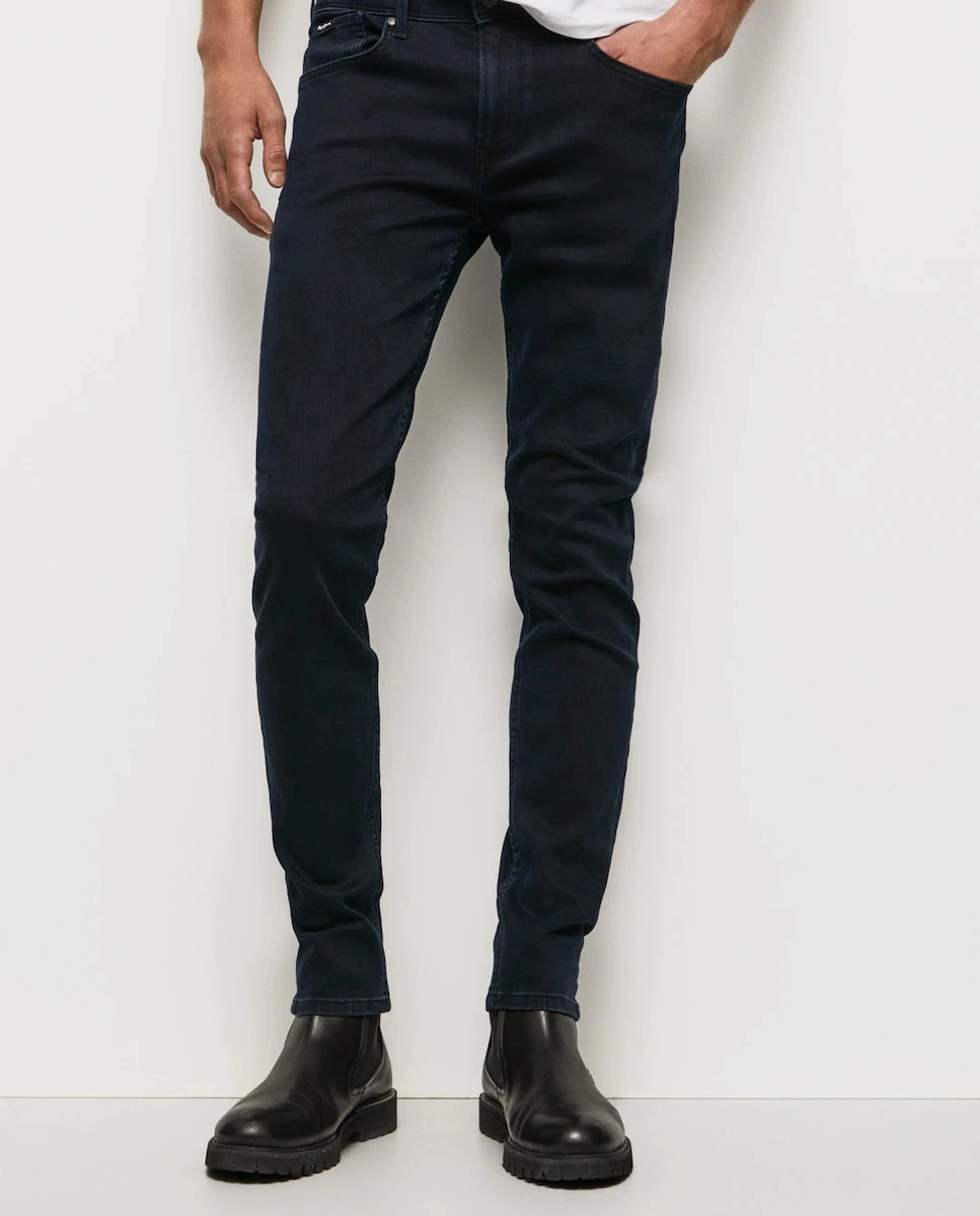 Vaquero de hombre Finsbury skinny en color negro