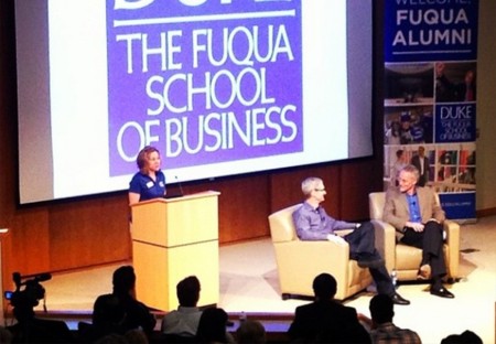 Imagen de la semana: Tim Cook da una charla en la universidad de Duke