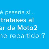 Álex Rins busca trabajo de repartidor de comida a domicilio