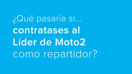 Álex Rins busca trabajo de repartidor de comida a domicilio