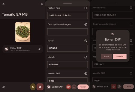Editar Exif