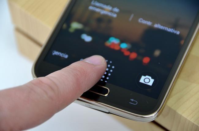 Lector de huellas Galaxy S5