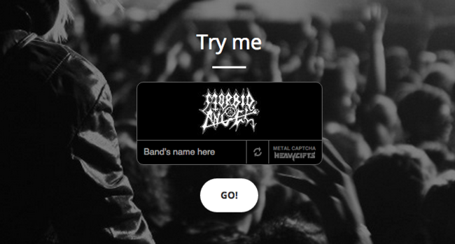 Metal Captcha