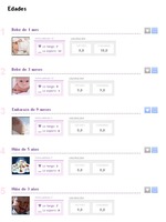 Nuevo índice de edades en Bebés y más