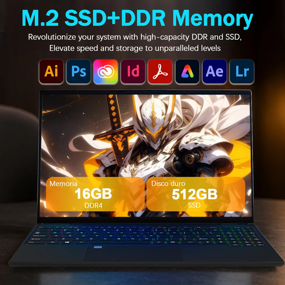 Laptop Intel Celeron 16Gb Ram 512Gb