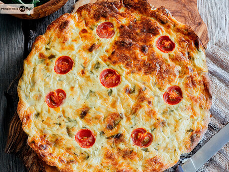 Quiche ligera de atún: receta fácil