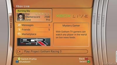 Imágenes de la Interfaz de XBox 360