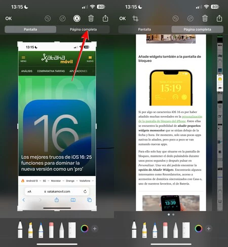 Captura Web Ios