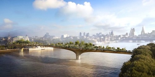 Un jardín crecerá sobre el Támesis: el futuro Garden Bridge