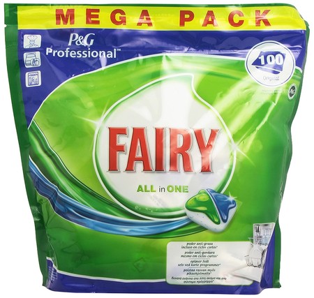 Ahorra en tu lavavajillas con Amazon: cápsulas de lavavajillas Fairy All in One 100 uds por 15,99 euros