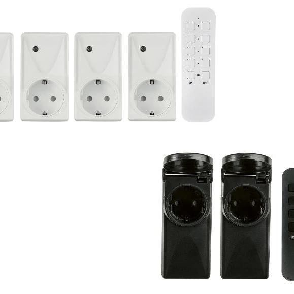 Kit de interruptor inalámbrico interior 5 pzas. / exterior 3 pzas.
