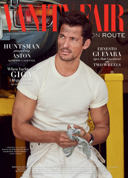 David Gandy inaugura la nueva revista Vanity Fair UK On Route