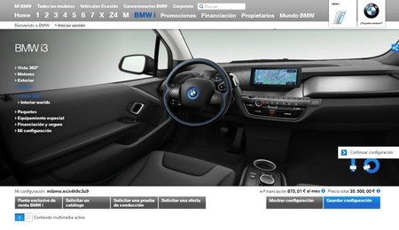 Configurador BMW i3 Interior 360º