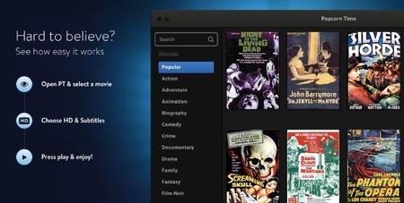 Popcorn Time sumara AirPlay al soporte de Chromecast para ser más interesante de cara al usuario