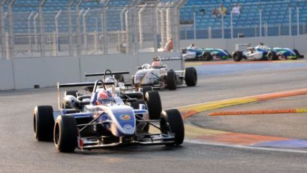 Un podium inédito en la Fórmula 3 española