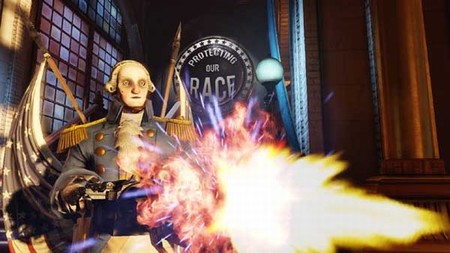 'BioShock Infinite' y The Motorized Patriot, ya podemos ver en movimiento a la versión Terminator de George Washington