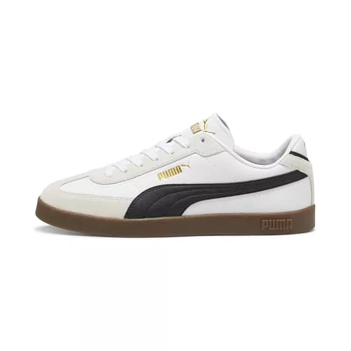 Puma Unisex Adults Club II ERA Sneaker, Puma White-Puma Black-Vapor Gray, 38 EU
