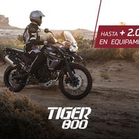 ¡Corre! Hasta 2.500 euros de equipamiento si te haces con una Triumph Tiger antes de la primavera