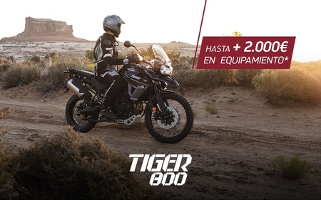 ¡Corre! Hasta 2.500 euros de equipamiento si te haces con una Triumph Tiger antes de la primavera