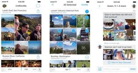 Dropbox mejora sus funcionalidades con Project Harmony, Mailbox y Carousel
