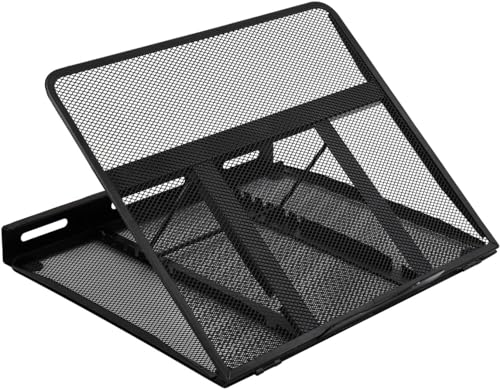 Amazon Basics Soporte Ergonómico Ventilado para Laptop