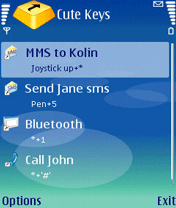 Atajos de teclado en Symbian: Cute Keys