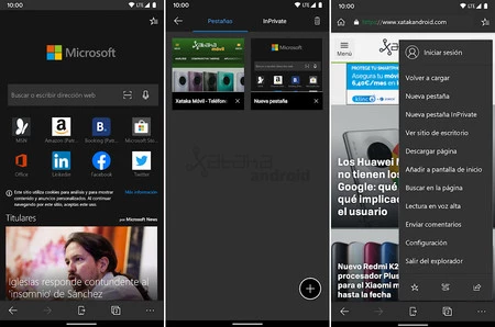 Microsoft Edgeのダークテーマ