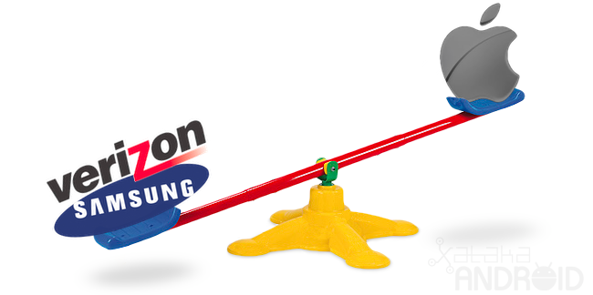 Verizon y Samsung vs Apple