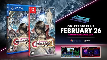 Bloodstained: Curse of the Moon 2 recibirá a finales de mes su propia edición física de la mano de Limited Run Games