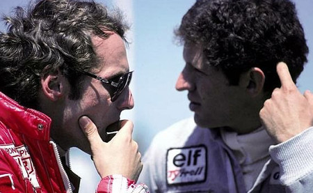 Niki Lauda y Jody Scheckter Nürburgring 1976