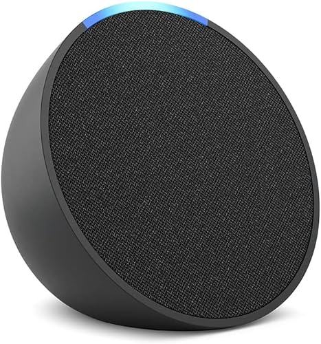 Echo Pop | Altavoz inteligente Bluetooth con Alexa de sonido potente y compacto | Antracita