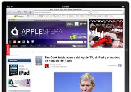 Nada de widgets en el iPad... de momento