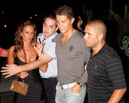 Cristiano Ronaldo ignora a Nereida Gallardo