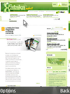 Ozone, nuevo navegador para móviles Symbian