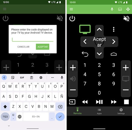 Android TV リモコン