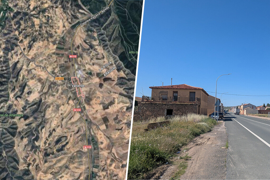 Valverde es uno de los pueblos menos interesantes de España. Excepto por un motivo: está en cuatro comunidades autónomas a la vez