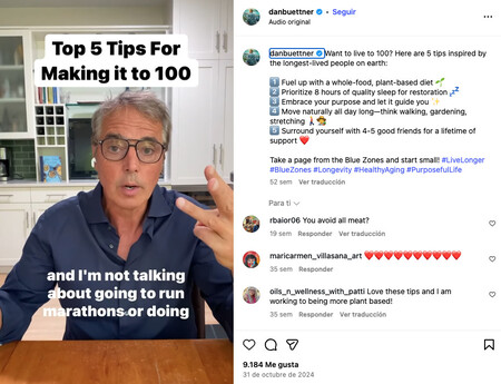 Dan Buettner Cambios