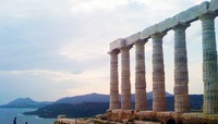 El Templo de Poseidón, en Sunio (Grecia)